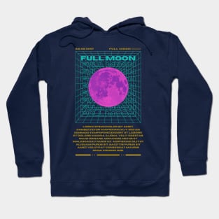 retro full-moon Hoodie